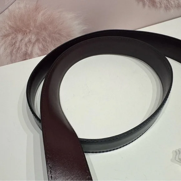 Vintage Gucci GG Logo Buckle Leather Belt - Replacement Strap - Auth Buckle 42” - Picture 12 of 15